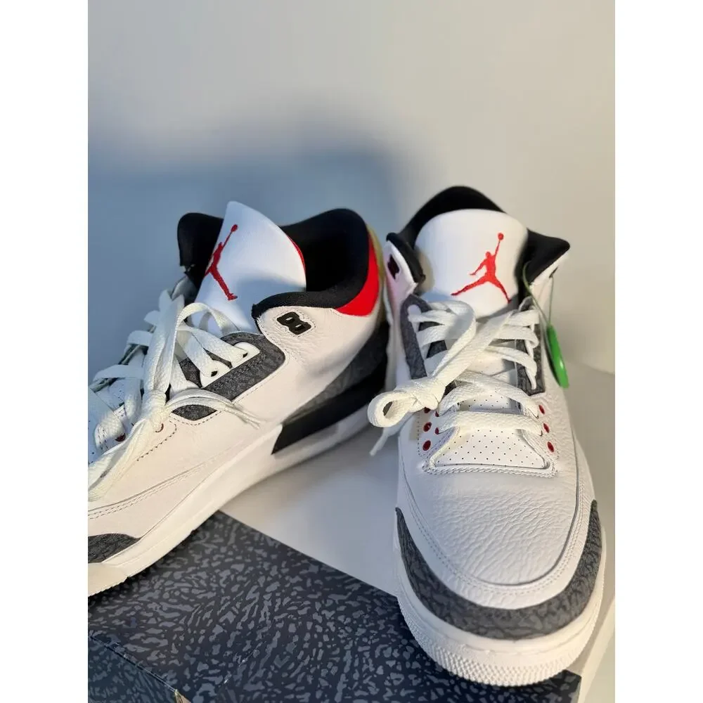 AIR JORDAN 3 RETRO SE JP JAPAN WHITE FIRE RED BLACK DENIM 2020 Men Size 11